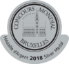 Silver at Concours Mondial de Bruxelles 2018